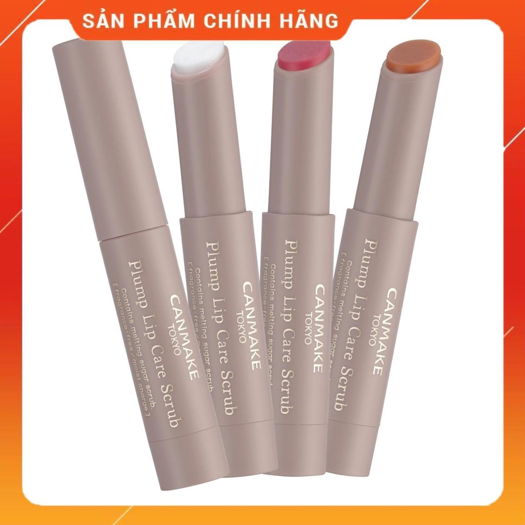 Tẩy Da Chết Môi Giảm Thâm, Dưỡng Hồng Canmake Plump Lip Care Scrub