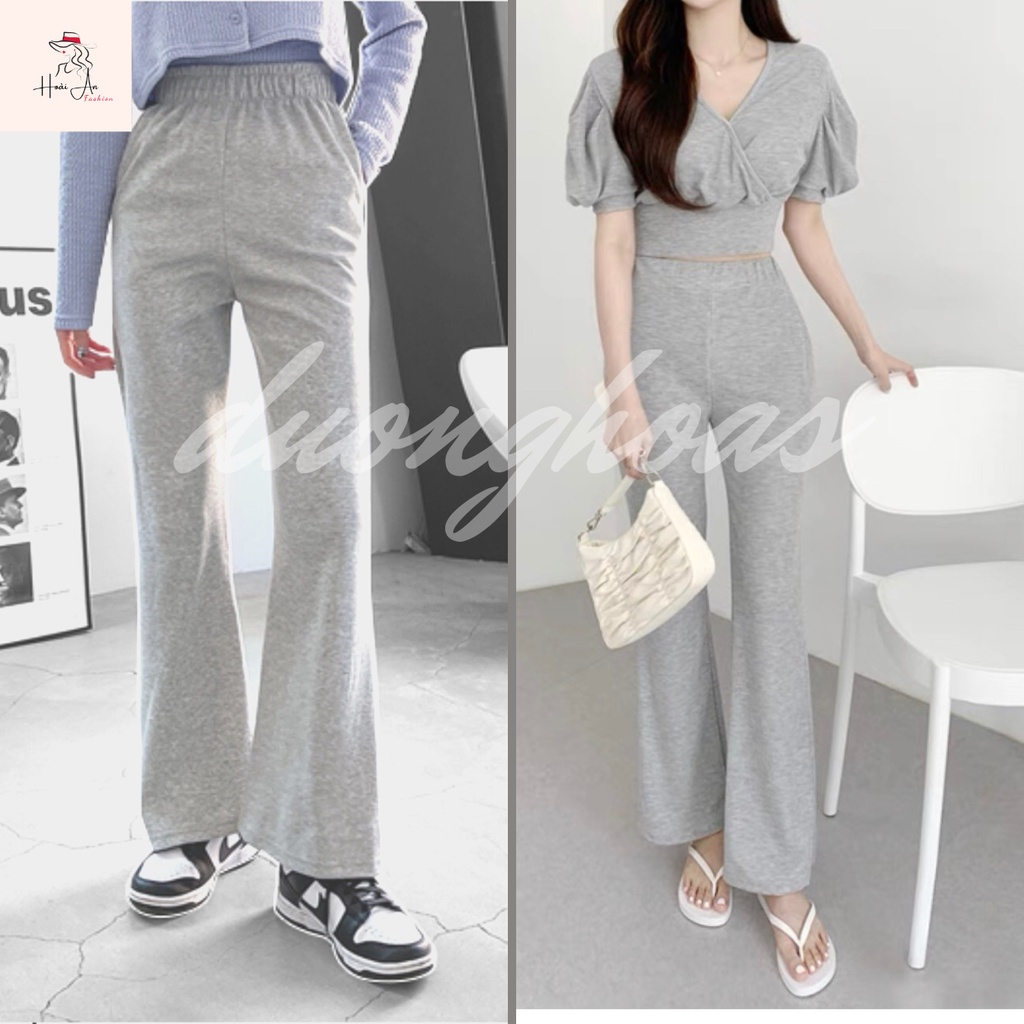 Quần Loe Da Cá Cạp Chun Hack Dáng Mới Nhất 2022