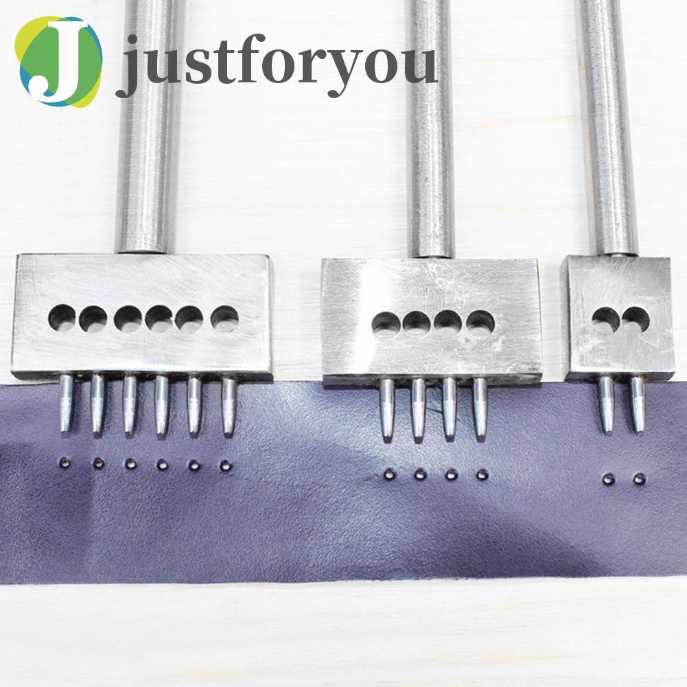 Set dụng cụ đục lỗ tròn làm đồ da 1.0mm 2 4mm