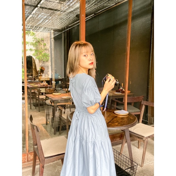 Nori Dress - Đầm hồng maxi tầng - Remmus.vn