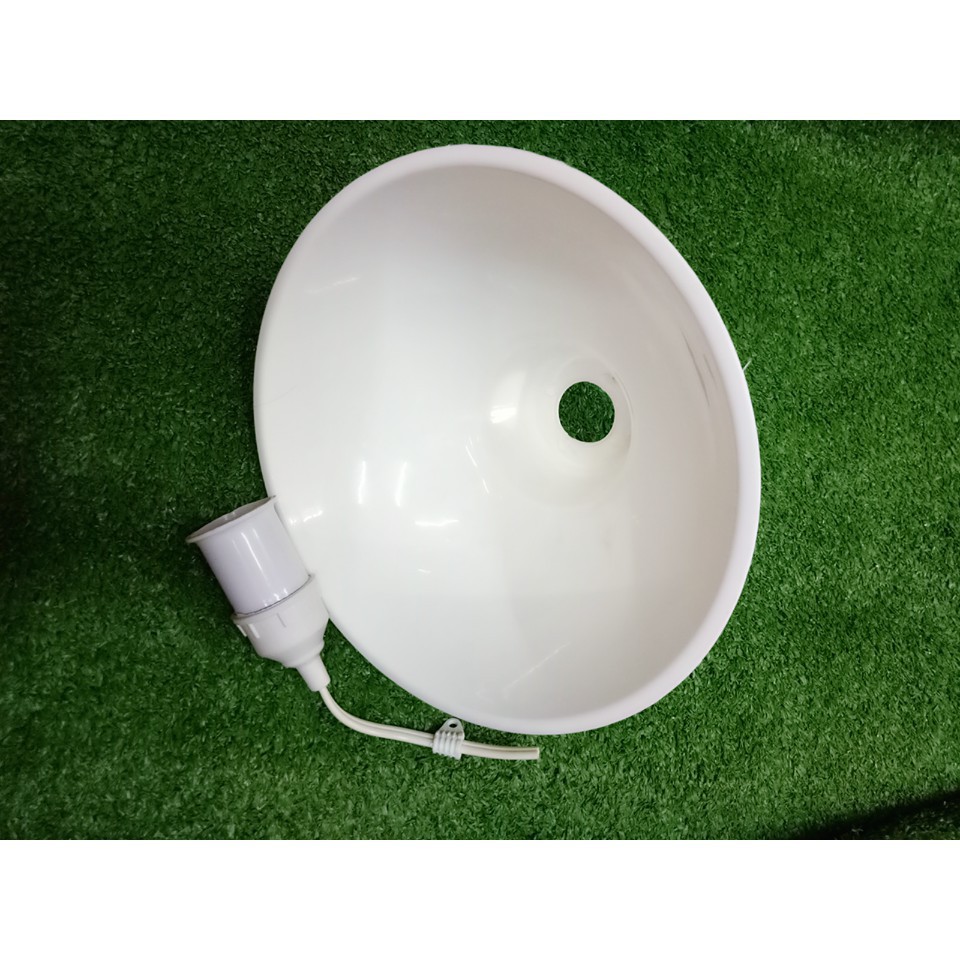 Chóa đèn nhựa + đuôi kín nước E27