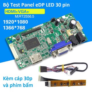 Bộ test màn hình laptop eDP 30p 1366x768 1920x1080 (Không bảo hành, đúng phân giải mới chạy)