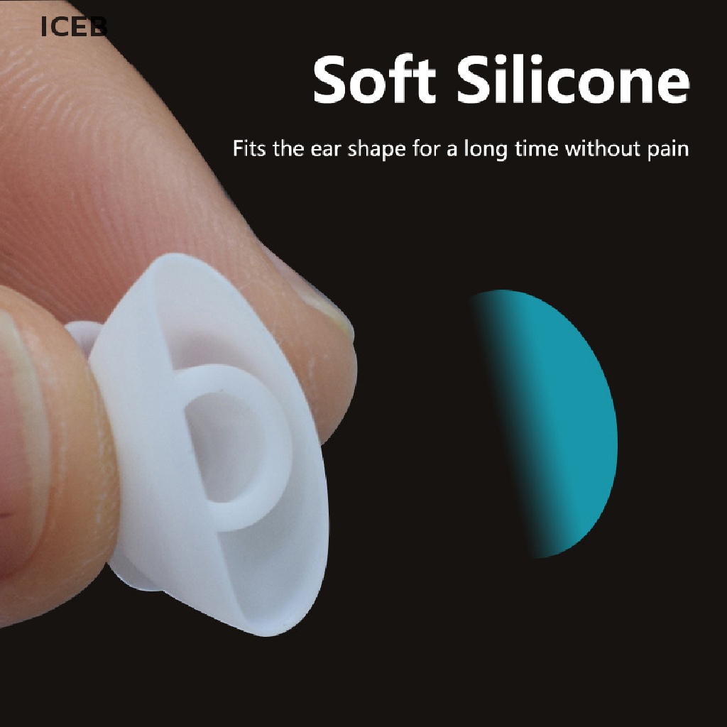 Ic 5 Cái Nút Tai Nghe Nhét Tai Hai Lớp Bằng Silicone 5-6mm Phụ Kiện Tai Nghe my