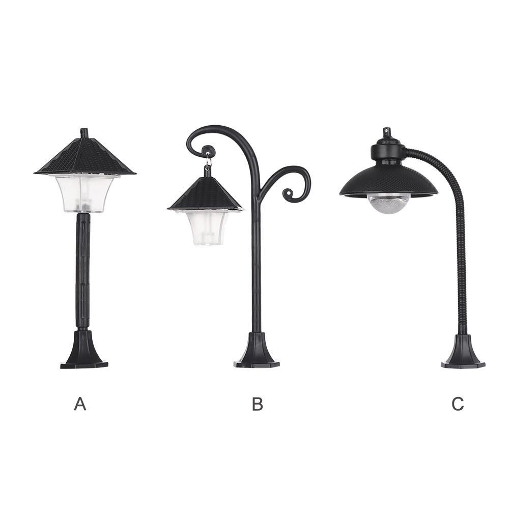 WATTLE Mô Hình Đèn Đường Mini Phong Cách Vintage Dùng Để Trang Trí Nhà Cửa