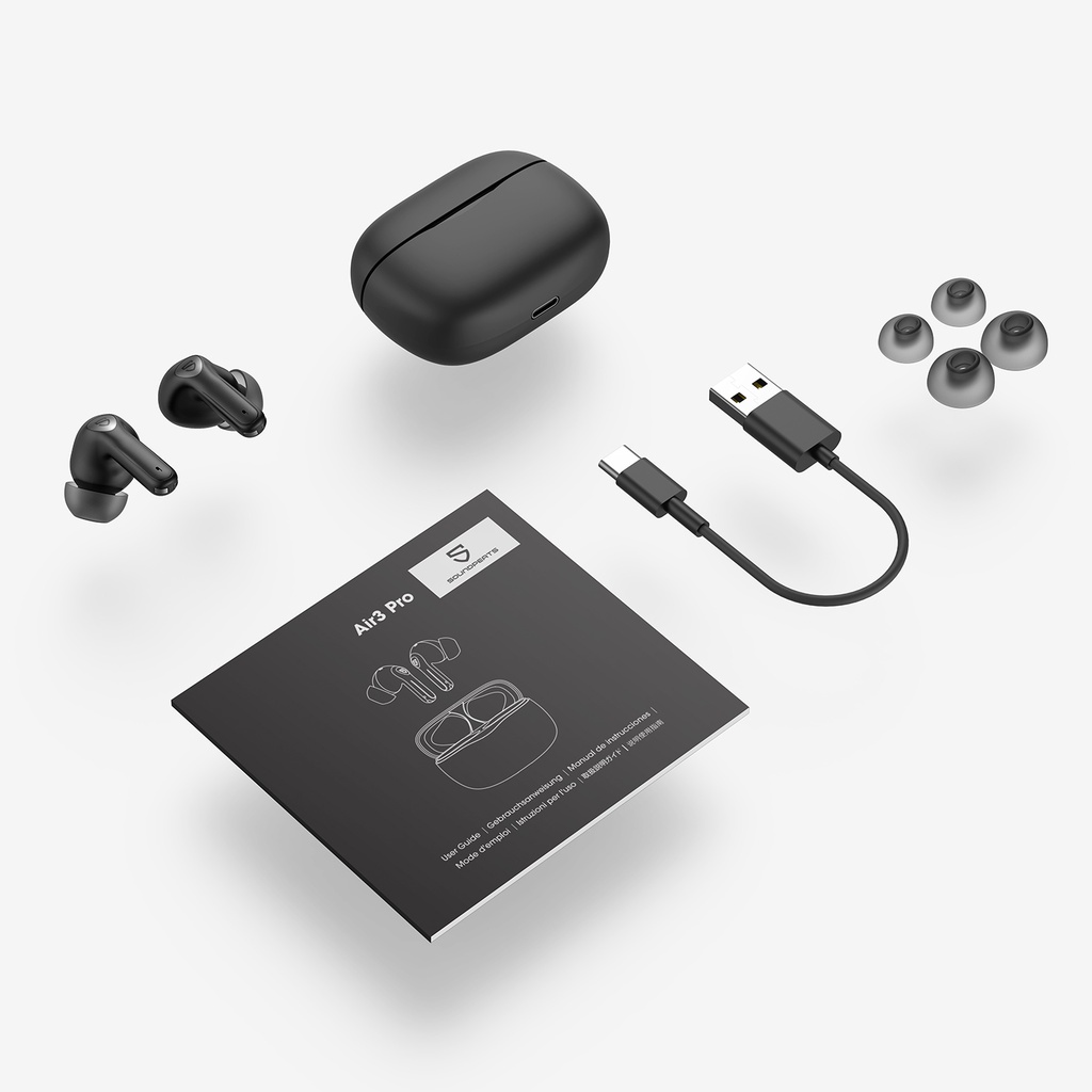 Tai Nghe True Wireless SoundPEATS Air 3 Pro | Chống Ồn Chủ Động | Hàng chính hãng | Bảo Hành 12 Tháng