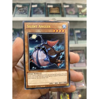 Thẻ Bài Lẻ YugiOh! Mã MAGO-EN122 - Silent Angler - Gold-Letter Rare - 1st Edition