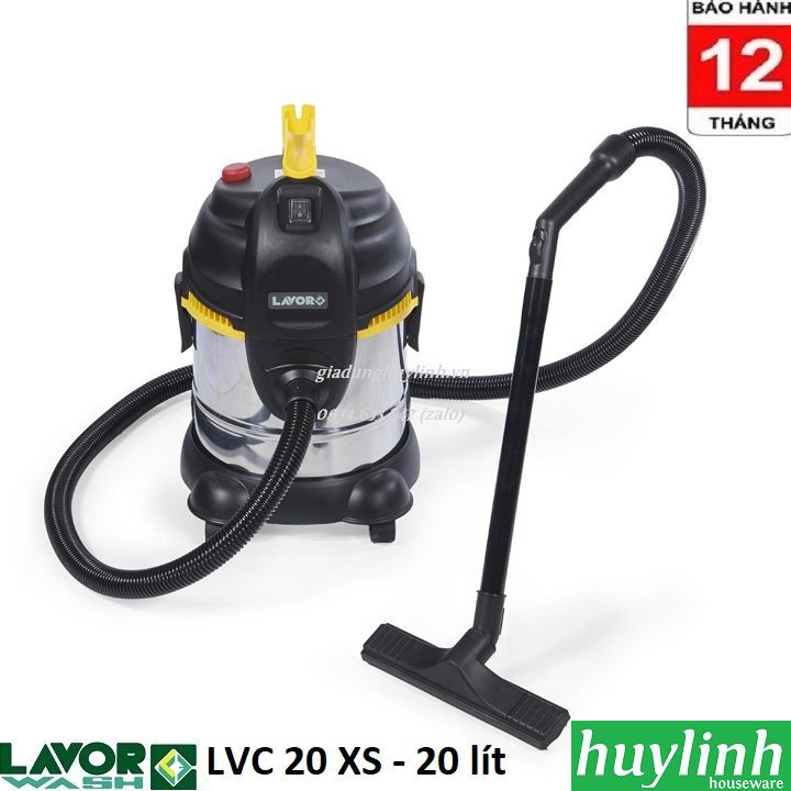 [Mã ELHAMS5 giảm 6% đơn 300K] Máy hút bụi khô và ướt Lavor LVC 20 XS - 20 lít