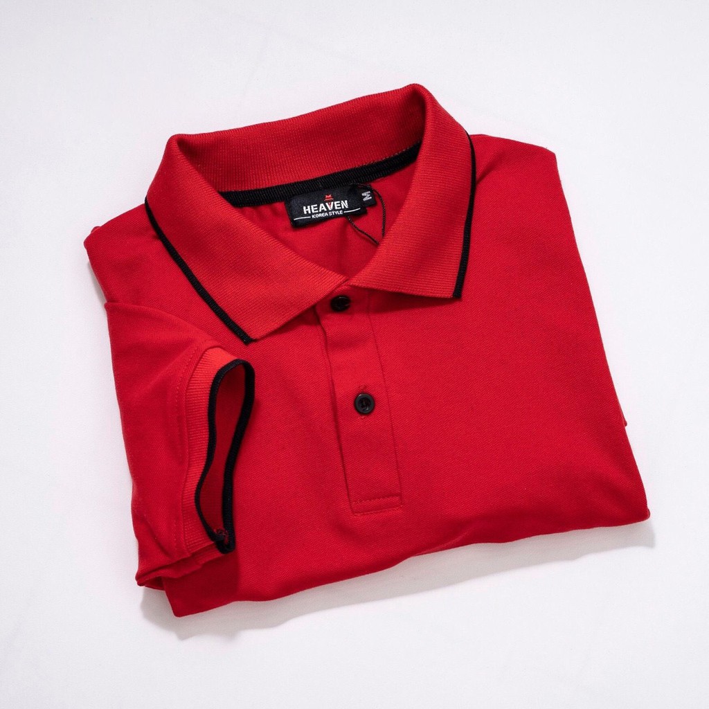 Áo thun Polo nam có cổ ngắn tay dáng bacsic, chất vải thun cotton dày dặn | BigBuy360 - bigbuy360.vn