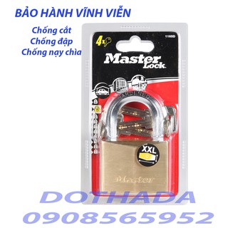 Khóa chống cắt thân đồng 60mm master lock 1165eurd - hàng chính hãng
