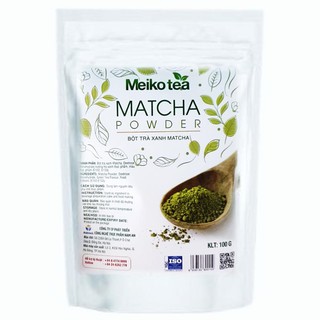 Bột trà xanh matcha hiệu meiko tea 100g