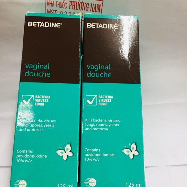 Dung dịch vệ  sinh phụ nữ BETADIN vaginal