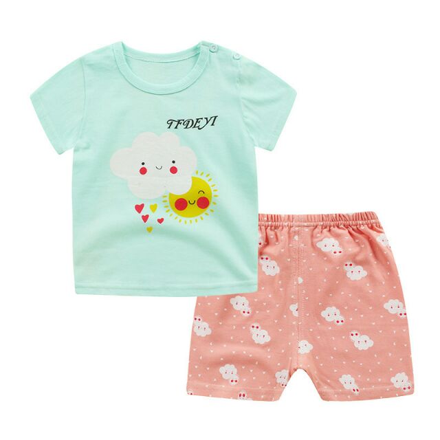 Bộ cotton cho bé- H01