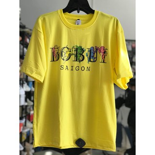 Áo THUN UNISEX BOBUI ( ĐEN - VÀNG - TRẮNG )