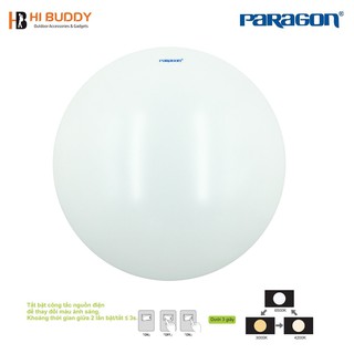 Đèn LED Ốp Trần (Tròn/ Vuông) Đổi 3 Màu Paragon (PLCA/ PLCQ/ PLCK Series) - 12W/ 18W – Hàng Chính Hãng - HIBUDDY