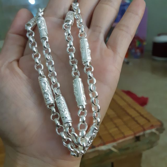 Dây chuyền bạc nam