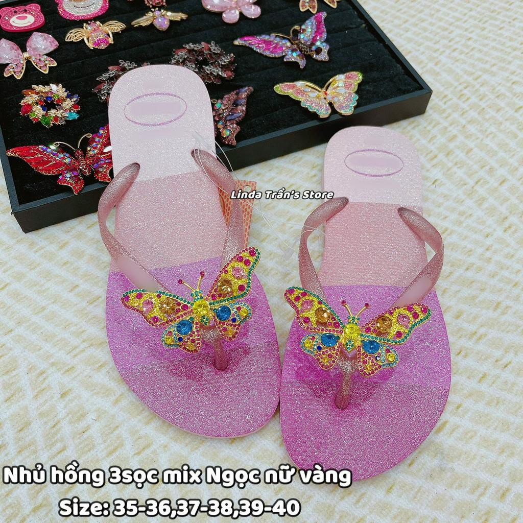 Dép HVN Nhủ hồng 3S + Charm
