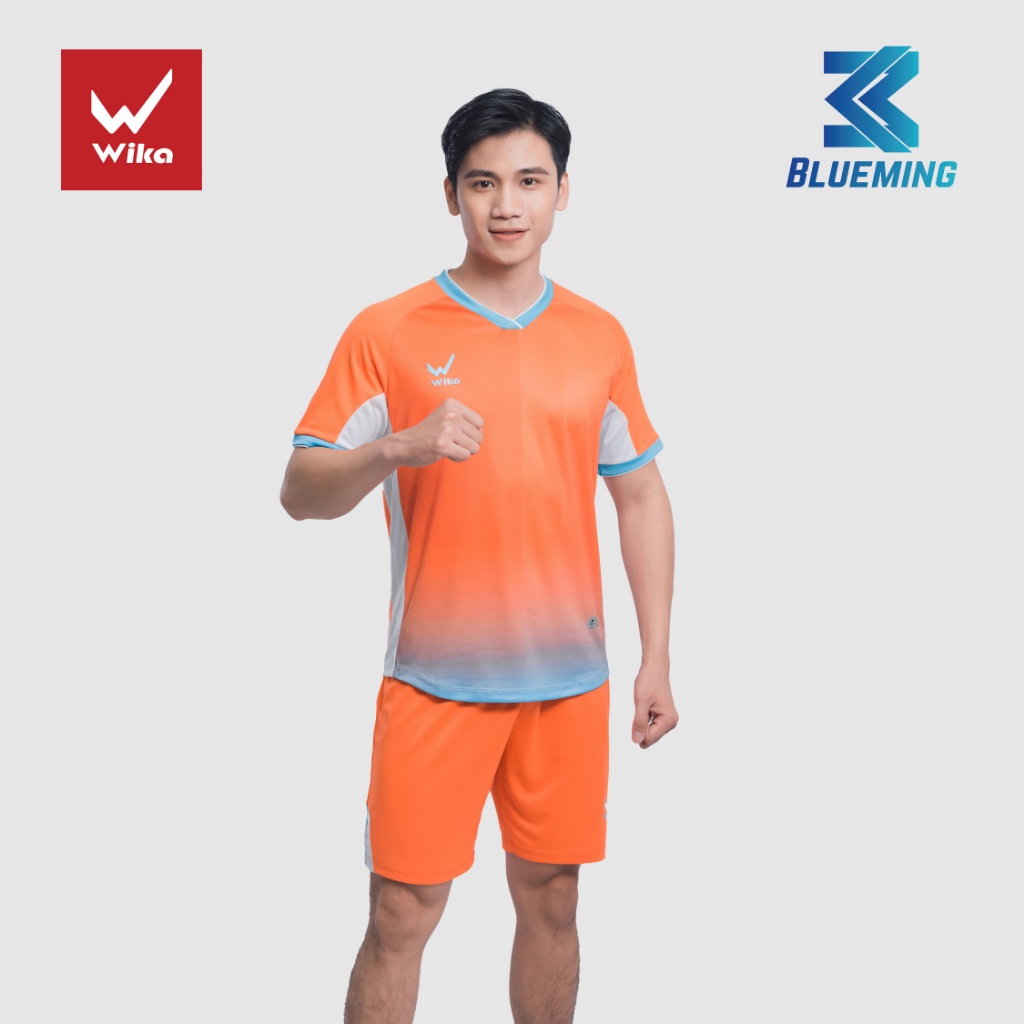 Áo Bóng Đá Wika Blueming Cao Cấp, Chất Vải Thoáng Mát Thấm Hút Mồ Hôi, Kiểu Dáng Mạnh Mẽ