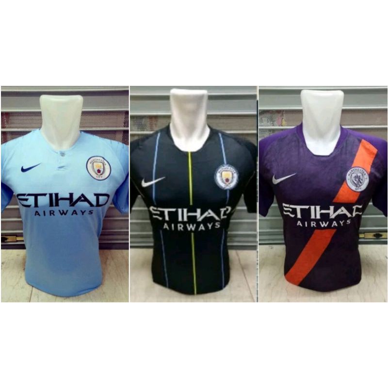 Áo Đồng Phục Bóng Đá Đội Manchester City 3rd 2018 / 2019