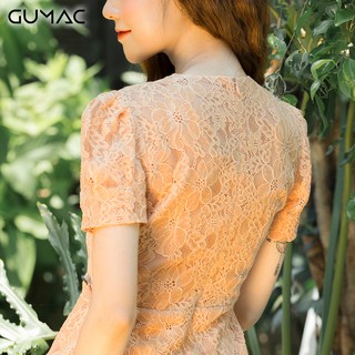 Đầm ren phụ kiện sườn DA331 GUMAC