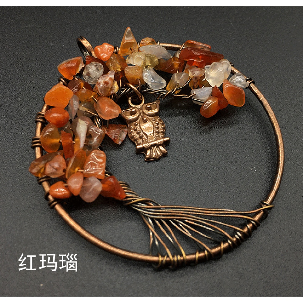 Dây Chuyền Đá Thanh Tẩy Tree Of Life DA54