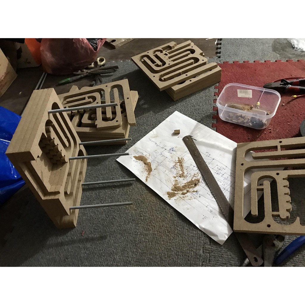 5kg Thùng CNC ma trận cho loa toàn dải  3inch