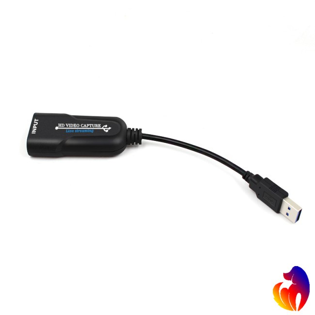 Portable USB 3.0 HDMI Game Capture Card Video Reliable Streaming for Live Adapter Video Recording Broadcasts