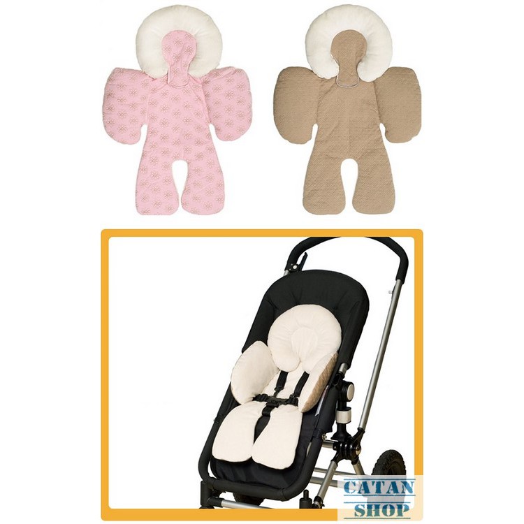 Đệm, nệm, tấm lót đa năng êm ái cho bé trên xe đẩy, ghế xe hơi, ô tô, nôi DLB