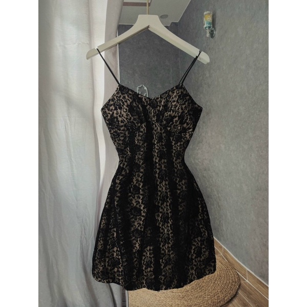 ĐẦM BODY REN HAI DÂY