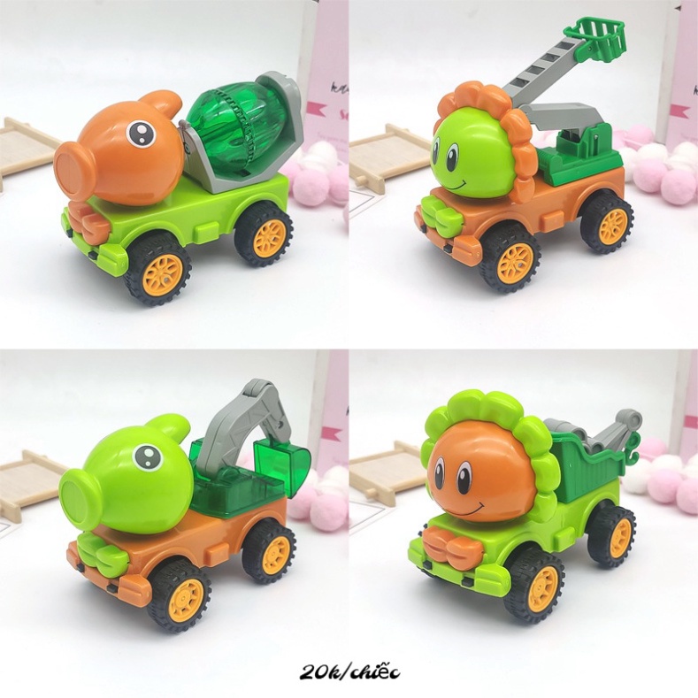 đồ chơi sinh nhật bánh kem [FREESHIP❤️] xe oto mặt trời cười dễ thương trang trí bánh kem