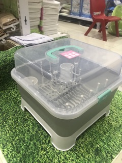 Giá úp bát và bình sữa Aag