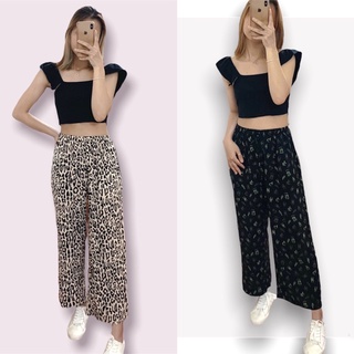 Quần Lanh Dài Nữ Suông Rộng Cạp Chun Vải Việt Thắng, Quần Ống Đứng Nữ