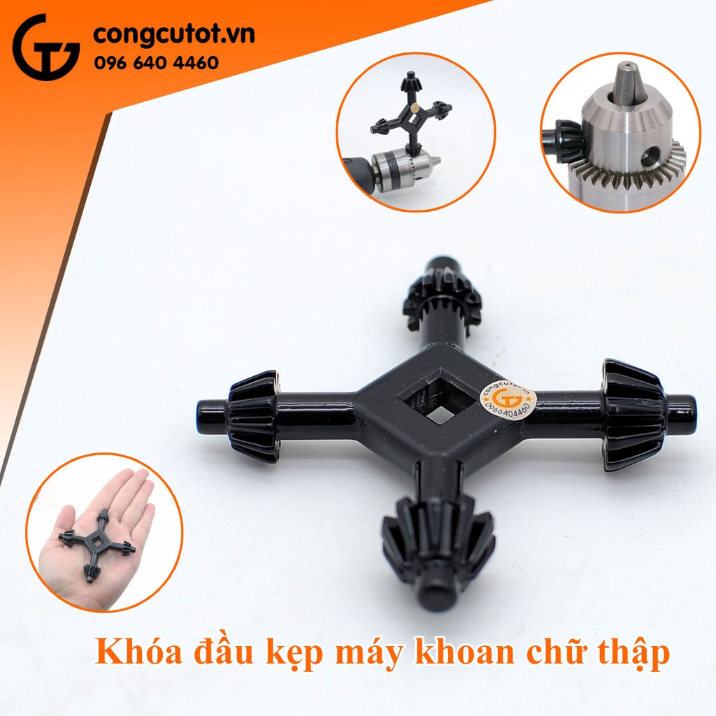 Khóa đầu kẹp máy khoan chữ thập