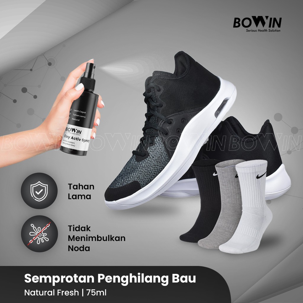 Xịt Khử Mùi Cho Quần Áo & Vớ Thể Thao Bowin Activ