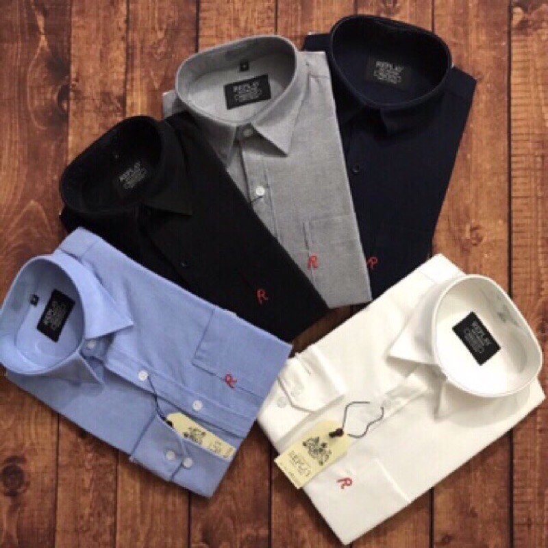 Áo sơ mi nam dài tay Replay phối túi cực đẹp ASMDBP003 | BigBuy360 - bigbuy360.vn