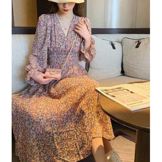 [ORDER ] Váy chiffon hoa nhí nữ tính Hàn