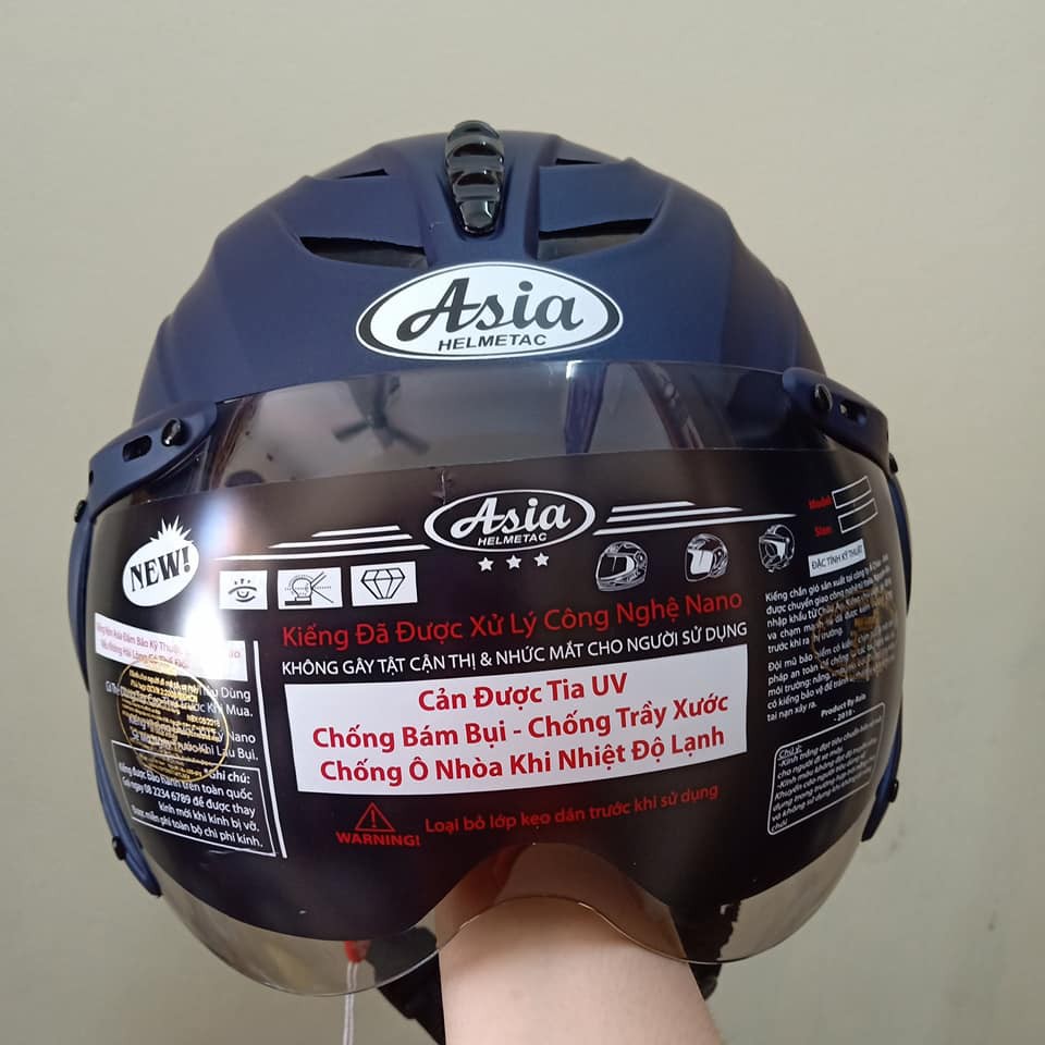 Kính mũ bảo hiểm 1/2 Asia MT117k - GRS A737k - GRS A33k - GRSA102k