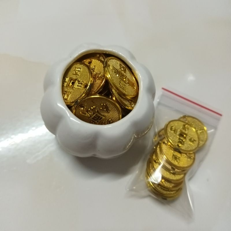 Hủ xu vàng, hủ đồng xu thần tài kích hoạt tài lộc may mắn