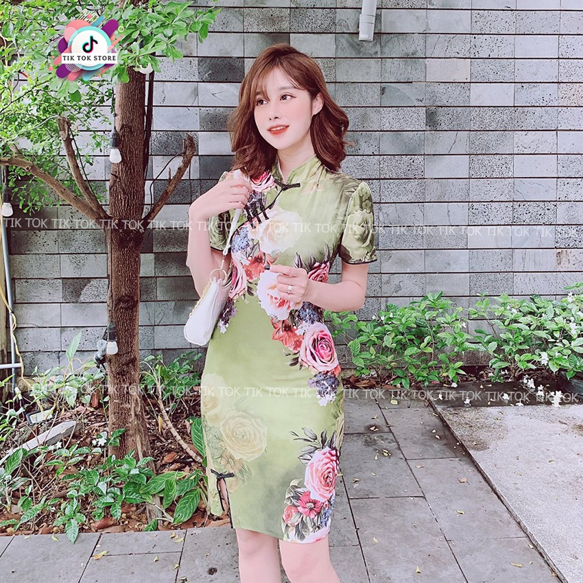 Sườn xám cách tân, váy ôm body TIK TOK STORE | BigBuy360 - bigbuy360.vn