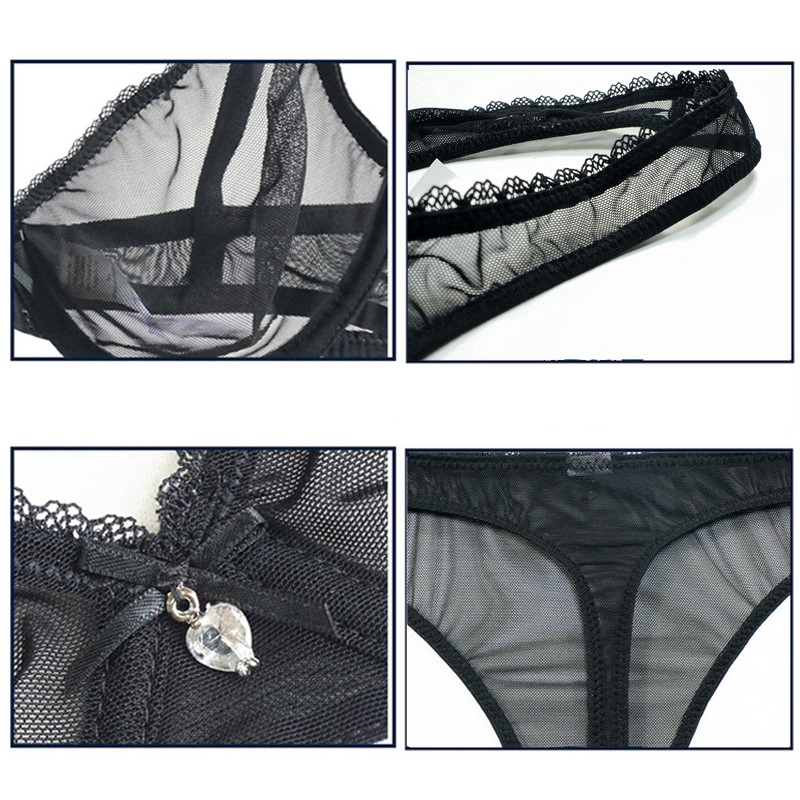 Set đồ lót bikini VARSBABY hai mảnh siêu mỏng size lớn tùy chọn thời trang quyến rũ dành cho nữ