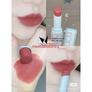 Son thỏi ROMAND Zero Matte Lipstick