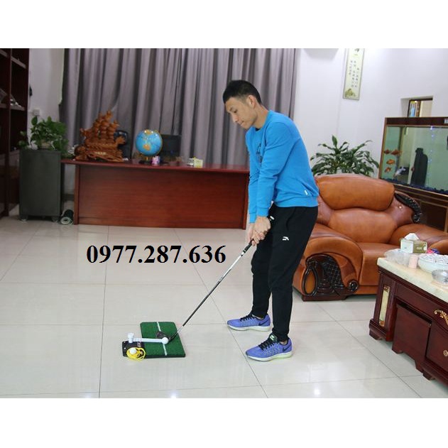 Thảm Putting golf 360 độ nhập khẩu PGM tập Swing tại nhà chỉnh tư thế lưng TT009