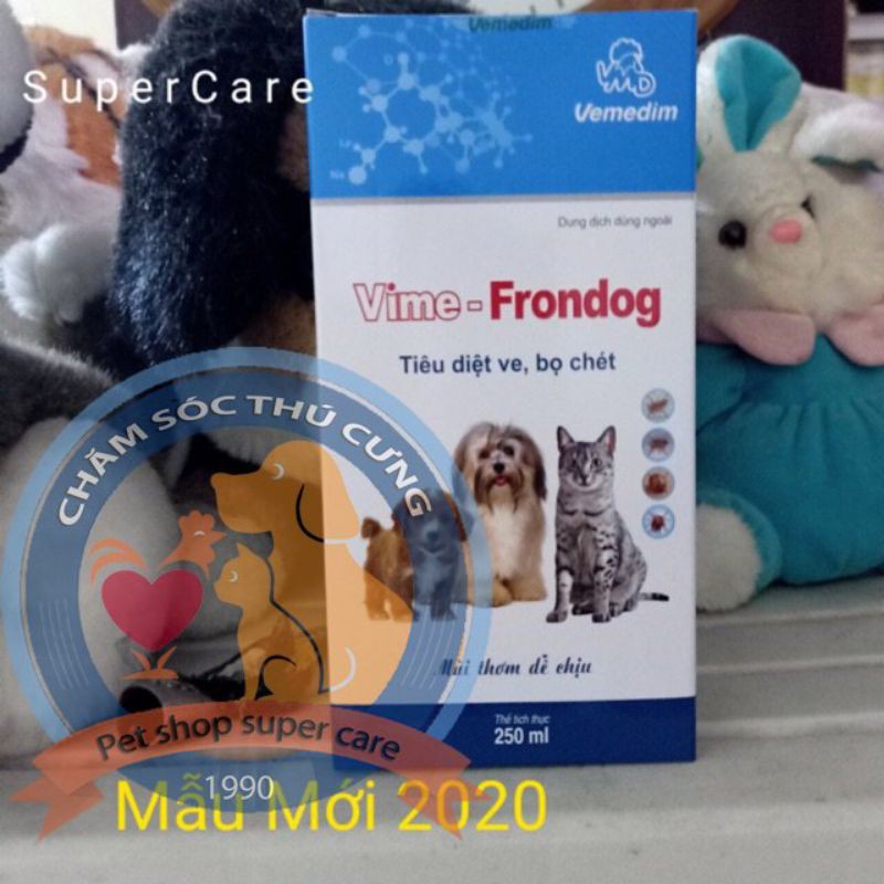 VIME FRONDOG 250ml - Sản phẩm Xịt Ve, Bọ Chét Ở Chó Mèo