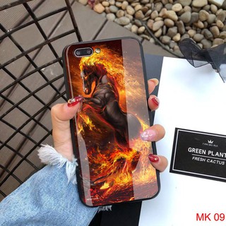 Ốp lưng Iphone 6 Plus/ 6s Plus in 3D hình ngựa mặt lưng kính sáng bóng
