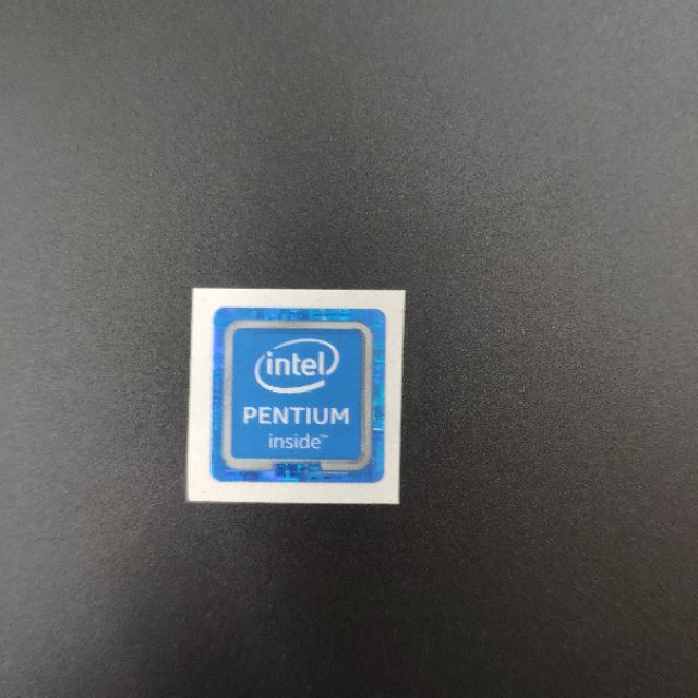 Logo Intel PENTIUM dán trang trí máy tính, laptop