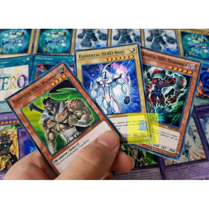 [BÀI IN] Bài YuGiOh - Combo 2 bộ bài của YuKi Judai ( Part 1+2 ) - 144 Lá - Card Game VN