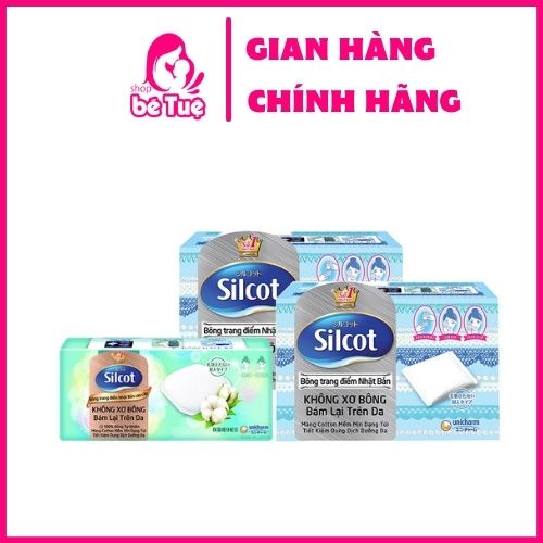 Bông trang điểm (bông tẩy trang) Silcot 82 miếng/hộp