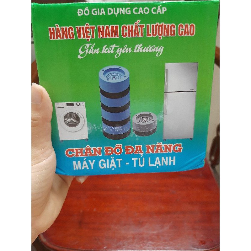 [GIÁ SỐC] Bộ 4 miếng lót máy giặt, tủ lạnh cao su, đế lót chống rung, giảm tiếng ồn siêu bền cao cấp , chất lượng