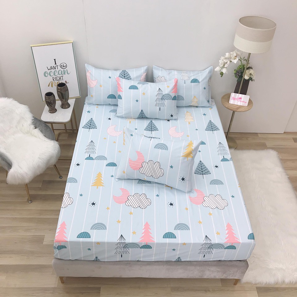 4.GA GỐI COTTON LỤA ( ẢNH SHOP TỰ CHỤP)