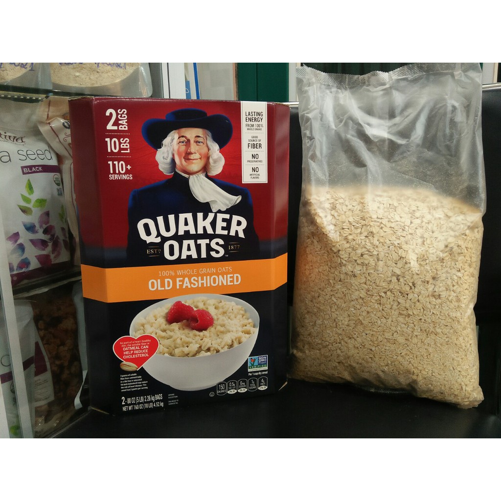 [CHÍNH HÃNG] YẾN MẠCH 4 52KG QUAKER OLD FASHIONED ĂN KIÊNG BÉ ĂN DẶM