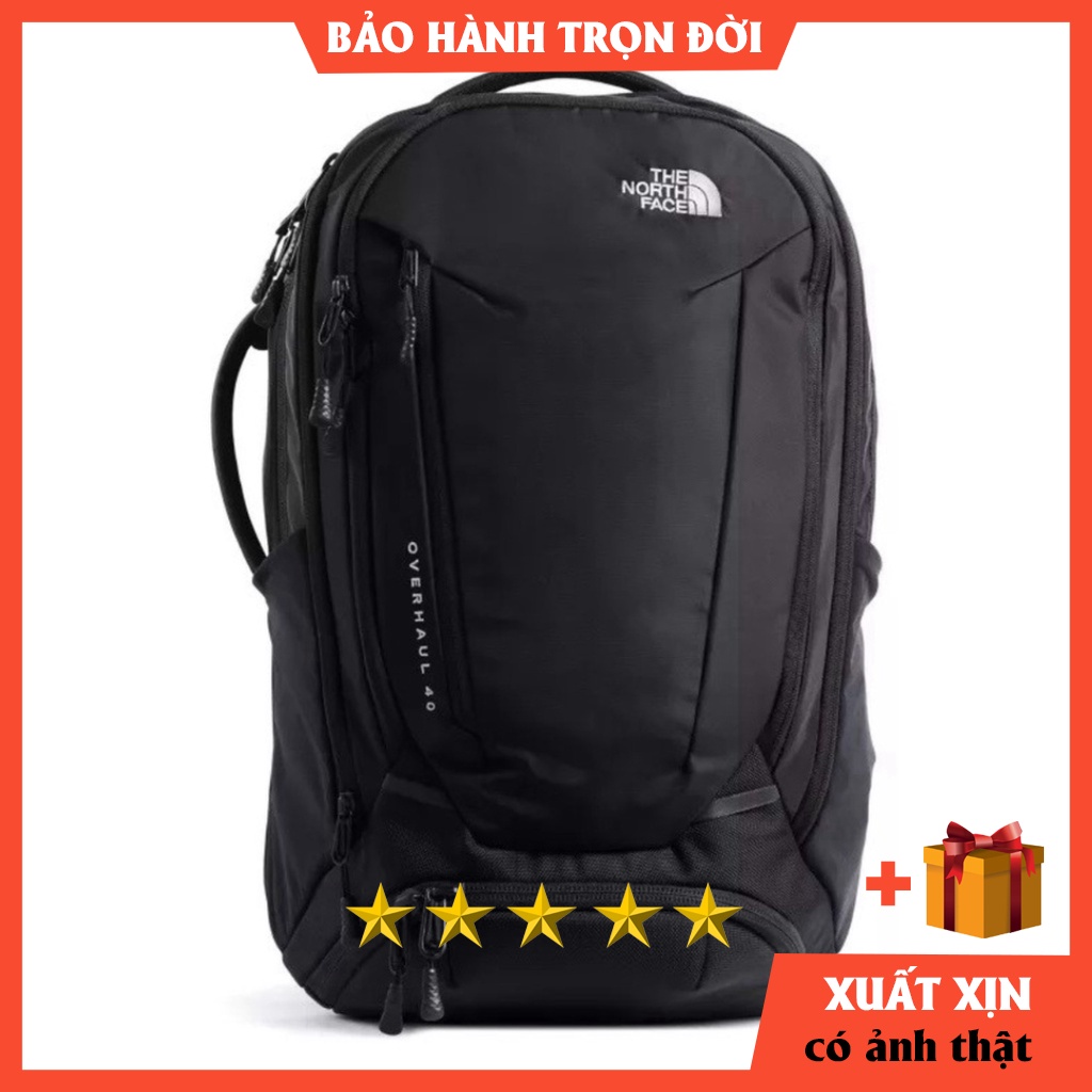 Balo The North face Overhaul 40L Cao Cấp BẢO HÀNH TRỌN ĐỜI [ NHIỀU NGĂN TIỆN DỤNG] ngăn riêng đựng laptop